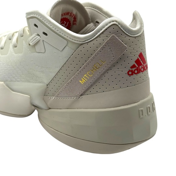 Adidas‎ D.O.N. Issue 4 Donovan Mitchell Basketball Shoes Men's Size 11 White Gym - Picture 5 of 9